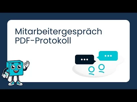 Mitarbeitergesprächs-Protokoll als PDF abrufen | Modul Mitarbeitergespräche | benobix