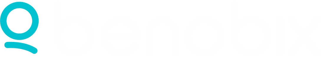 benobix logo blau weiss ohne slogan
